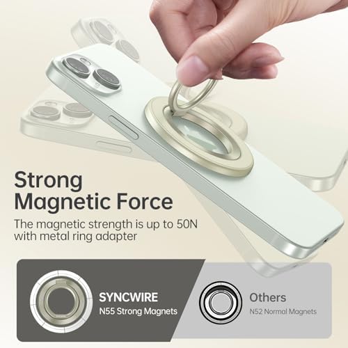 SYNCWIRE for MagSafe Phone Grip, Magnetic Phone Ring Holder Stand Kickstand - Image 4