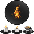 19.5" Fire Pit Mat for Solo Stove Mesa Tabletop Fire Pit - Small Fireproof Under Grill Mat for Deck, Waterproof & Oil-Proof Round Tabletop Protector for Solo Stove Mesa XL Accessories by GRIBUDDY