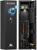 3-5 Long Gun Safe, Fingerprint Lock Anti-Pry for Scoped Rifles by KAER