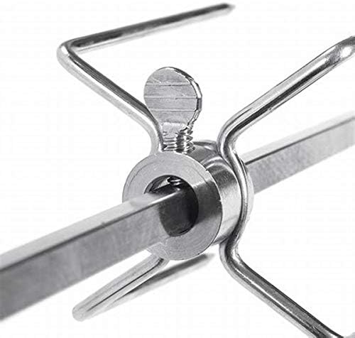 4 Pack Stainless Steel 304 Universal Grill Rotisserie Meat Forks Set - Fits 1/2-Inch and 3/8-Inch Hexagon & 3/8-Inch and 5/16-Inch Square & 1/2-Inch Round Spit Rods - Image 5