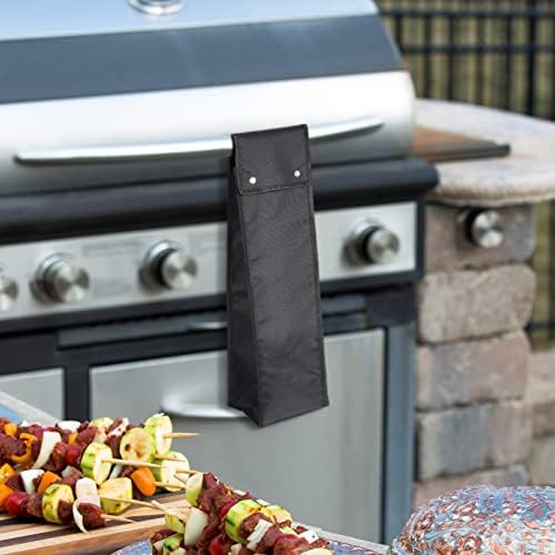 Amylove 2 Sizes Grill Utensil Storage BBQ Tool Bag 24.5" x 9.5" x 5" Large Capacity Grill Accessory Storage Waterproof Grilling Utensil Holder Outdoor BBQ Picnic Cooking Tools for Camp Barbecue - Image 6