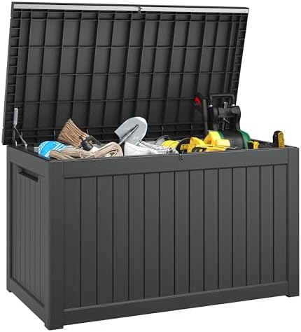 KAMABOKO 280 Gallon Outdoor Storage Box Waterproof Deck Box for Patio by KAMABOKO