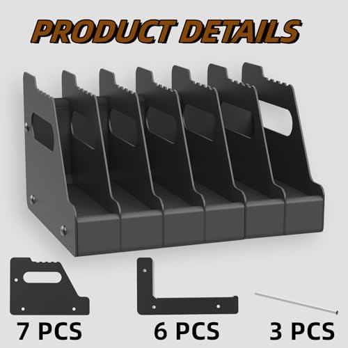 HEKAGURA Pistol Rack for Gun Safe, Can Hold up to 4-8 Pistols, with Foam Protection to Prevent Scratches on The Guns for Revolvers, Glock 17 19 23 Gun Safe Accessories - Image 3