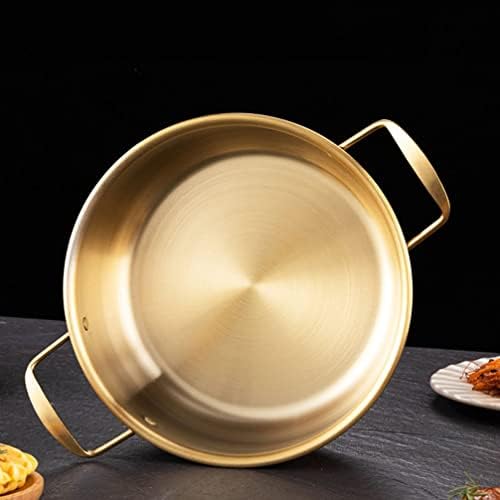 Kichvoe Stainless Steel Noodle Pot with Lid 11.02X7.87X3.54In Portable Cooking Pot for Camping Hiking Picnics Lightweight Ramen Soup Porridge Cooker - Image 5