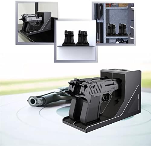 SUMING Universal Pistol Rack, Handgun Rack Pistol Holder for Gun Safe, Gun Holder Protective Pistol Stand Gun Storage Fit Most Handguns - Image 6