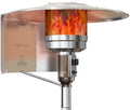 EAST OAK Patio Heater Reflector Shield, Outdoor Heater Reflector Shield as Patio Heater Replacement Part with Support Rod for Extra Heat Reflecting Power, Enegy Saving and Directional Heating, Silver by EASTOAK