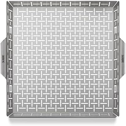 Weber Crafted® Roasting Basket, Stainless‑Steel for Gourmet Grilling - Image 2