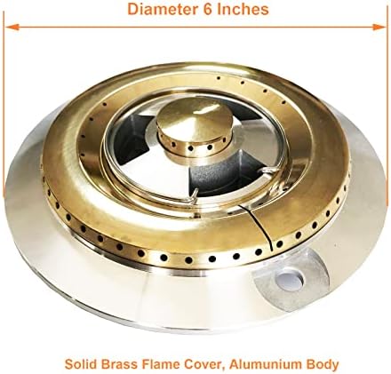 BBQ Grill Side Burner Head Replacement Parts for Single and Double Side Burner from Blaze, Sunstone, Summerset, Jenn Air Use with Both LP & NG Gas - Image 3