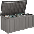KAMABOKO Outdoor Storage Box, 160 Gallon Deck Box Outdoor Waterproof by KAMABOKO