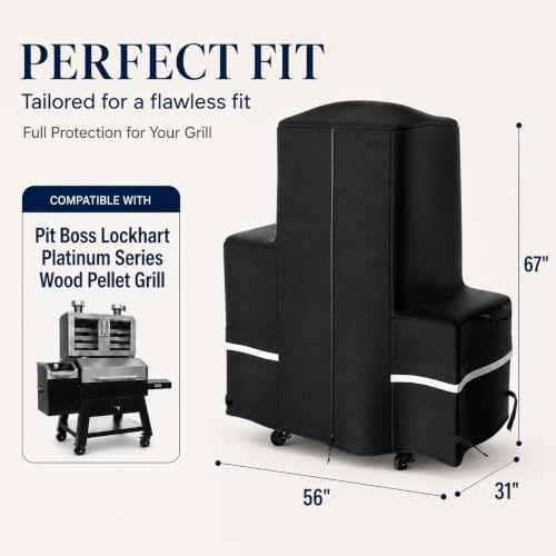 GRISUN Grill Cover for Pit Boss Lockhart Platinum Series Grill PB2180LK - Image 2