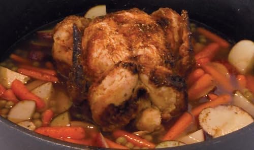 King Kooker 20 Quart Pre-Seasoned Cast Iron Dutch Oven with Lid and Wire Bail Handle- Great for Gumbo, Jambalaya, Chili, Soup and Stew - Image 3