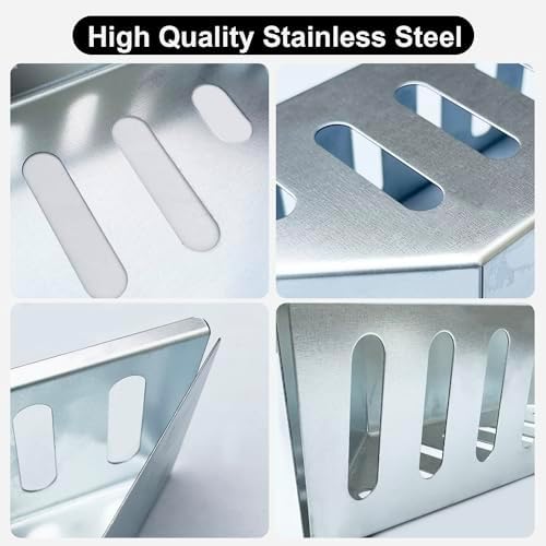 Charcoal Basket Stainless Steel for Weber Char-Basket Charcoal Holders Compatible with Weber 22 inch Grilling Accessories Charcoal Kettle Grill Accesories(2 Pieces) - Image 3