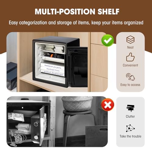 Shelf Insert Compatible with SentrySafe SFW082 and SFW123 Safes - Image 4
