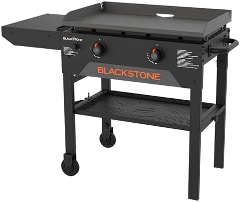 Blackstone 28 Inch Original Omnivore 2365, 2 Burner Griddle Outdoor Flat Top Grill with 5467 Patio Series Griddle Cover - Image 5