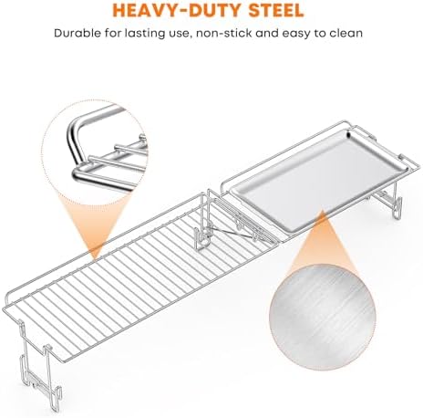 Stanbroil Warming Rack & Tray for 36" Blackstone Griddle, Foldable - Image 5