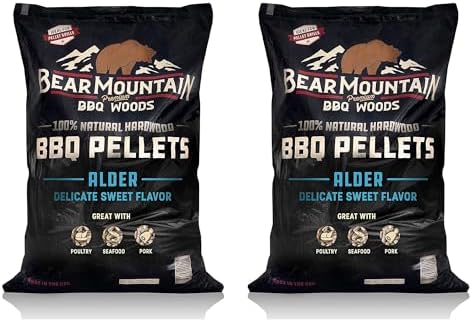 Bear Mountain Premium BBQ Woods All Natural Hardwood Pellets, 2-Pack by BearMountainBBQ