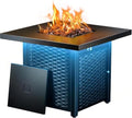 Ciays 28" Smart Propane Fire Pit, 50,000 BTU CSA Certified with App Control & RGB Music-Sync Lighting, Outdoor Gas Fire Table for Patio Backyard Garden with Lava Rocks by Ciays