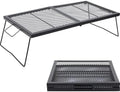 REDCAMP Large Folding Campfire Grill, 36" Portable Heavy Duty Steel Grate, Fire Pit Grill Grate with Legs Carrying Bag for Outdoor Camping Cooking BBQ by REDCAMP