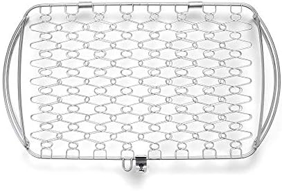 Weber® Large Fish & Veggie Grilling Basket, Stainless Steel for Gourmet Grilling - Image 2