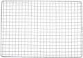 HARFINGTON Square BBQ Grill Net 17.3"x10.2" Stainless Steel Cross Wire Barbecue Mesh Mat for Baking Smoking Charcoal Grilling Roasting by HARFINGTON