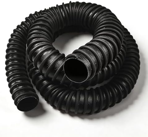 2.5" ID x 11ft Garage Exhaust Hose, Heavy Duty car exhaust hose by waitwit