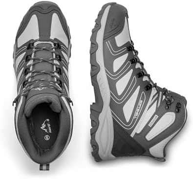 NORTIV 8 Men's Ankle High Waterproof Hiking Boots - Image 6
