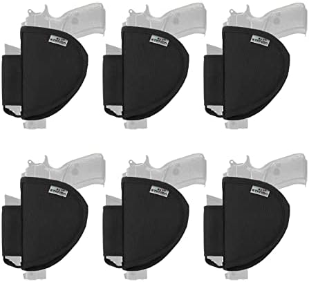 NEXT STATION Universal Pistol Holster with Magazine Pouch,Gun Safe Pistol Holder for Gun Safe Organizer Gun Cabinet Gun Safe Accessories Storage by NEXTSTATION