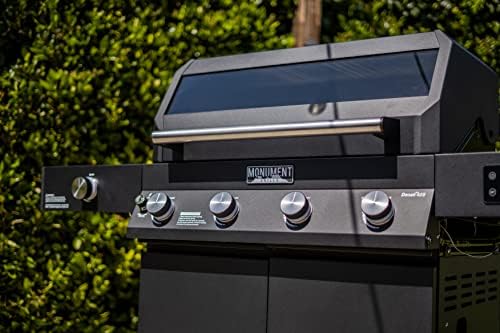 Monument Grills Denali Series, Denali 425 4-Burner Liquid Propane Gas Smart BBQ Grill Stainless Steel with BBQ Cover (2 items) - Image 3
