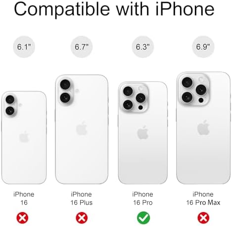 for iPhone 16 Pro Case, Magnetic Matte Frosted Dual-Layer Striped Phone Case for Women, Retro Aesthetic Cover Compatible with Mag Safe Accessories - Sea Salt Lemon - Image 3