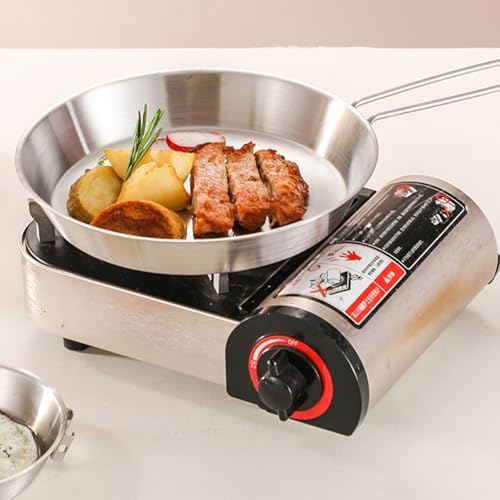3Pcs Frying Pans Nonstick Skillets Cookware Outdoor Cooking Pans with Removable Handle for Camping, Hiking, Picnics Light Weight Camping Cookware Kitchen Utensils - Image 7