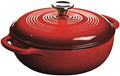 Lodge Essential Enamel Cast Iron Dutch Oven, 3 Quart, Island Spice Red by Lodge