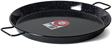 Garcima 16-Inch Enameled Steel Paella Pan, 40cm by Garcima