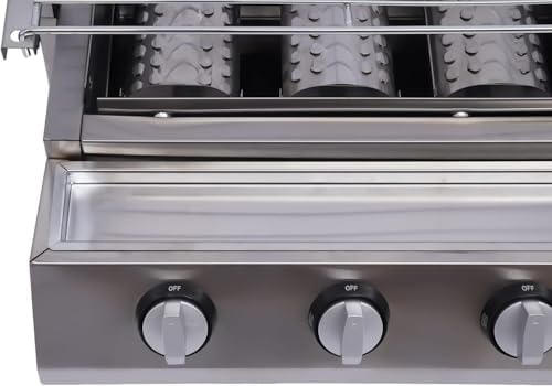 Tabletop Gas Grill,Commercial LPG Gas BBQ Grill,Professional Barbecues Griddle, 8 Independent Switches Gas Grill, for Outdoor Camping or Picnicking 40.94×15.7×7.9Inch(Style 7) - Image 7
