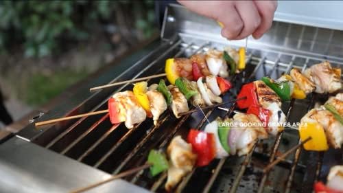 Monument Grills Clearview® 2-Burner Tabletop Propane Gas Grill for Outdoor Portable Camping Cooking with BBQ Cover(2 items) - Image 4