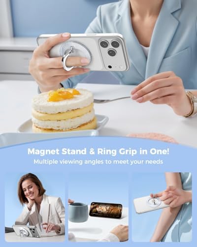SUPERONE for MagSafe Phone Grip, Adjustable Magnetic Phone Ring Holder - Image 5