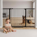 Mumeasy 36-63.3 in Baby Gate for Doorways, 36 in Extra Tall Pet Gate, Black by Mumeasy-FocusonBabyPetSafetyGate