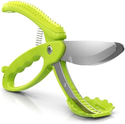 Salad Scissors for Chopped Salad, 8.9" Stainless Steel, In-Bowl by LIBERHAUS