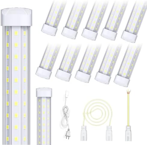 8FT 12 Pack LED Shop Light 120W 19200LM 5000K Garage Lighting by fmwkrjLightYourSpace