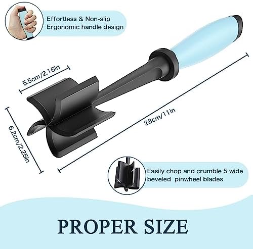 2 Pack Meat Chopper Ground Beef Masher Tool for Hamburger - Image 4