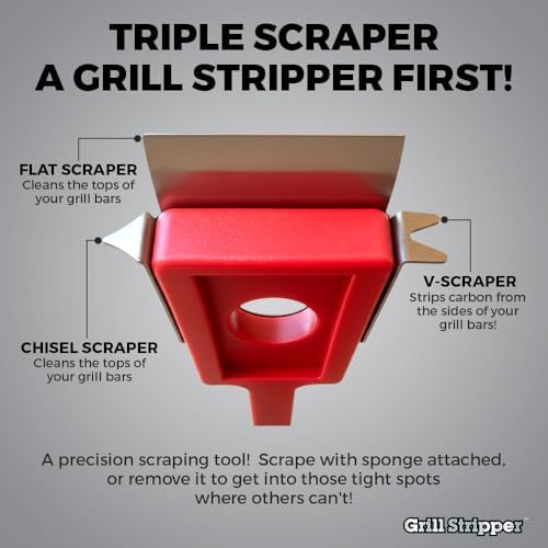 Grill Stripper Grill Cleaner for Outdoor Grill - Replacement Grill Sponge - Image 6