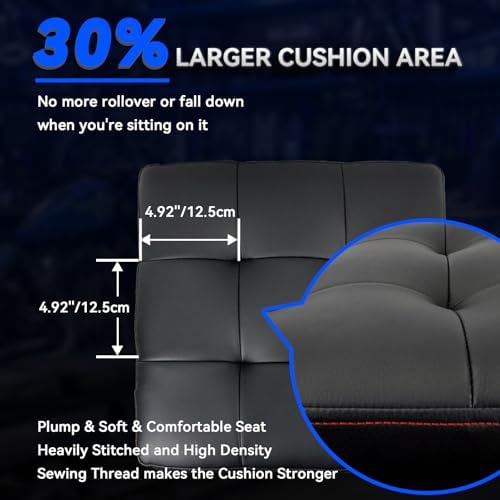 Rolling Creeper Garage Shop Seat for Men, Padded Mechanics Stool with Tool Tray Storage for Garage, Rolling Workshop Stool with Wheels, Auto Creeper Seat, 330 LBS Capacity, Heavy Duty, Blue - Image 6
