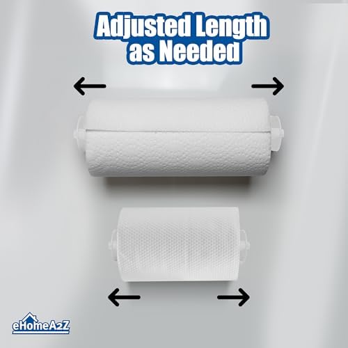 Magnetic Paper Towel Holder Heavy Duty Steel Refrigerator Kitchen Fridge Bar Grill BBQ RV (White, 1) - Image 5
