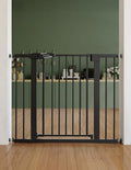 Babelio PressGuard Baby Gate for Stairs, 30" Tall 26"-40" Wide, Black by BABELIO