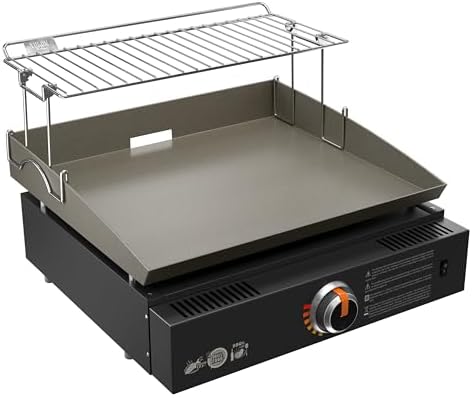 Yukon Glory 17 Inch Blackstone Griddle Warming Rack, Folds Flat, No Tools - Image 2