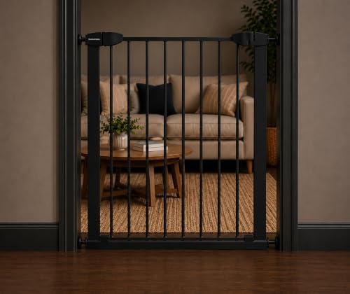 Cardinal Gates 36-Inch Pressure-Mount Baby/Pet Gate, Black, 29.5-37.75 in by CardinalGates
