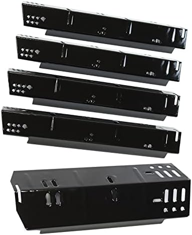 Grill Heat Plate Replacement for Dyna-Glo 5 Burner DGH474CRP DGH485CRP DGH483CRP, Dyna-Glo 4 Burner DGH450CRP Grills, Porcelain Steel Heat Plate for Revoace GBC1793W, 5 Pack by Gcostar