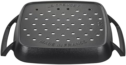 Le Creuset Enameled Cast Iron Square Grill Basket, 12" - Image 2