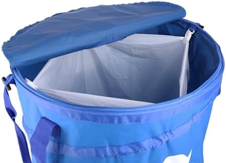 Coghlan's Deluxe Durable Pop-Up Recycling Can – Collapsible Bin with Zippered Lid, Bag Clips, and Anchoring Points for Camping, Home, and Outdoor Use – 29.5 Gallon - Image 3