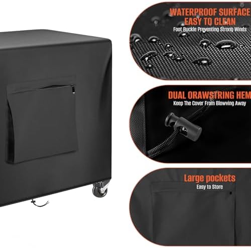 Kovshuiwe 36 Inch Outdoor Prep Table Cover 36" L x 24" W x 35" H - Image 6