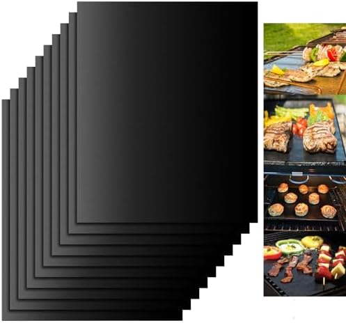 Dailyart Grill Mats for Outdoor Grill Non-Stick Set of 10 by Dailyart